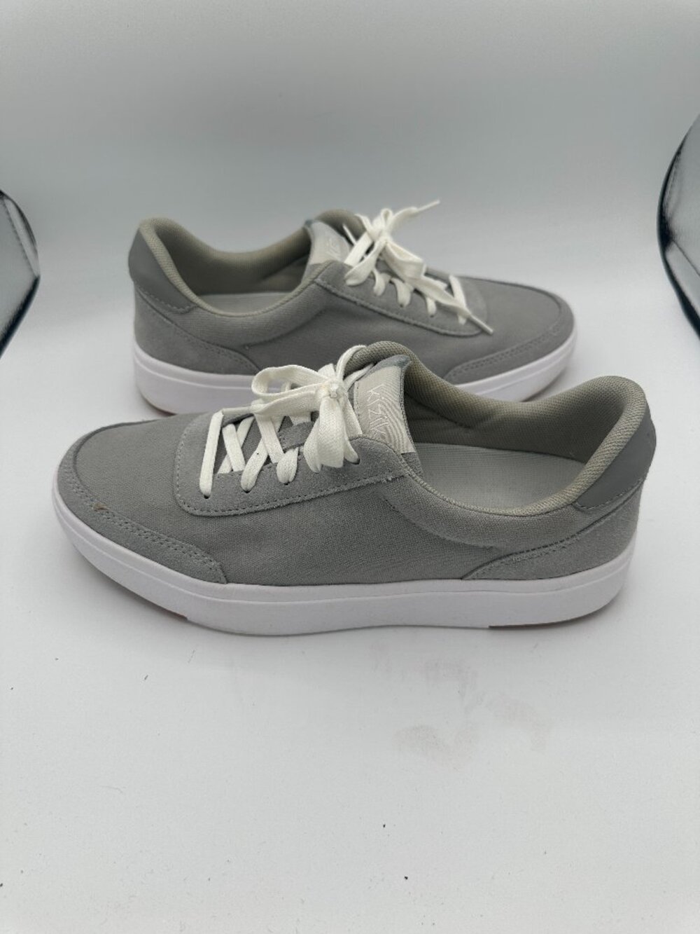 Kizik Prague Hands-Free Slip-On Sneakers Granite Grey Unisex M 6.5 / W 8